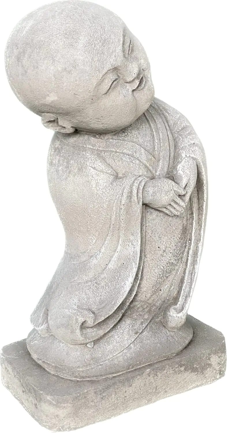  Product image 5 of the product “Ling - Monk, standing, bent sideways, 35 cm H | cast stone ”